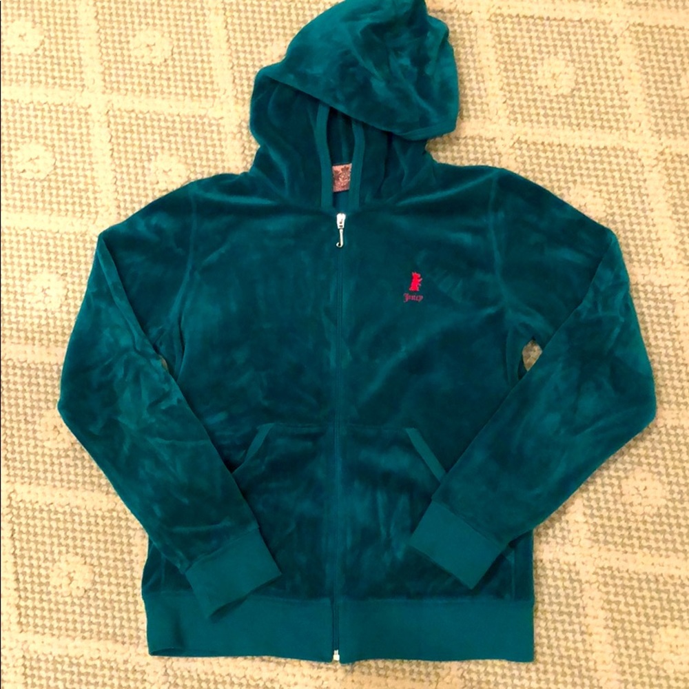 Juicy couture Aqua valor zip up sweater